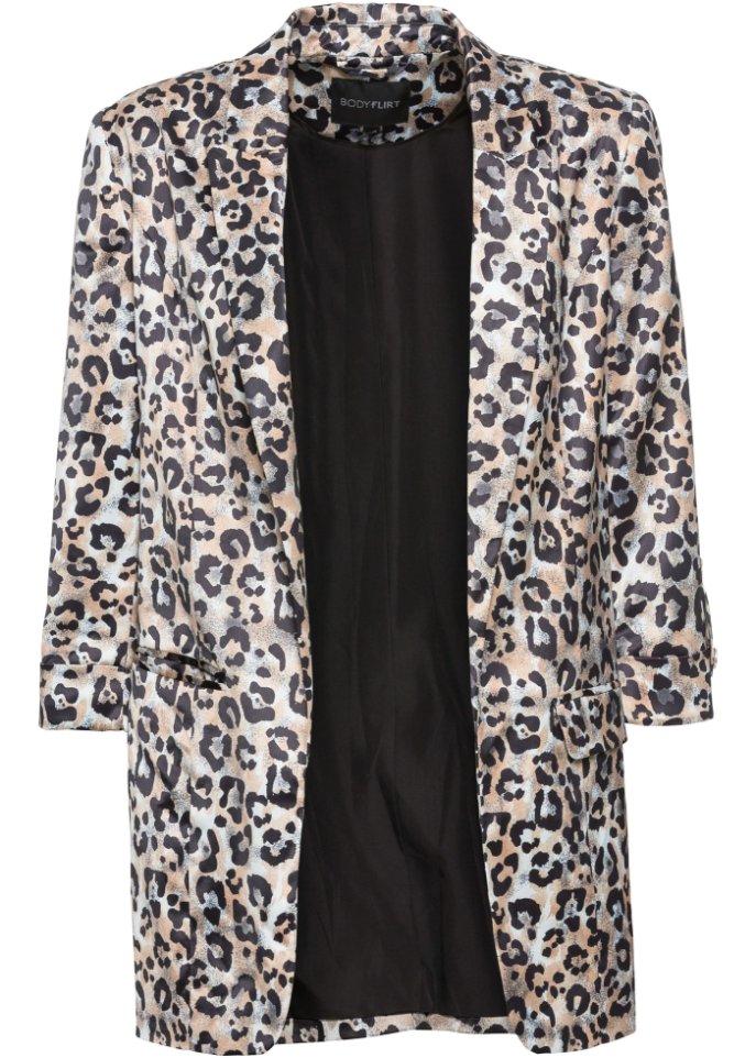 Longblazer mit Animalprint