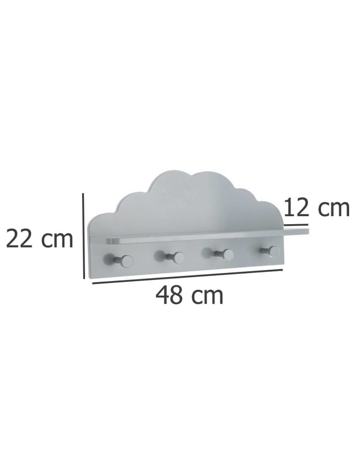 Atmosphera Créateur d'intérieur Regalbrett in grau günstig kaufen onesize
