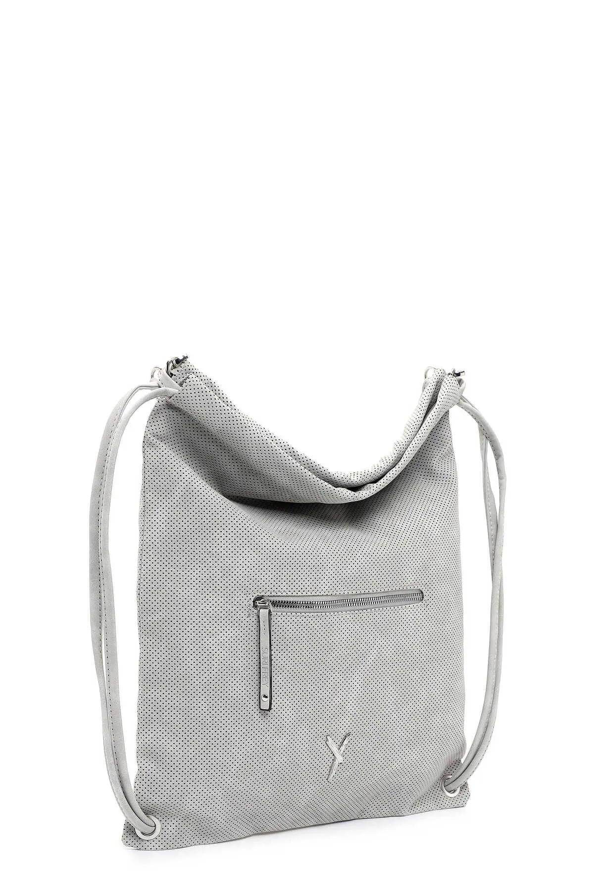 SURI FREY  Rucksack - Grau - Unifarben