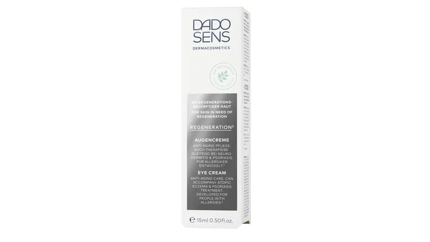 DADO SENS REGENERATION E Augencreme - bei regenerationsbedürftiger Haut 15 ml