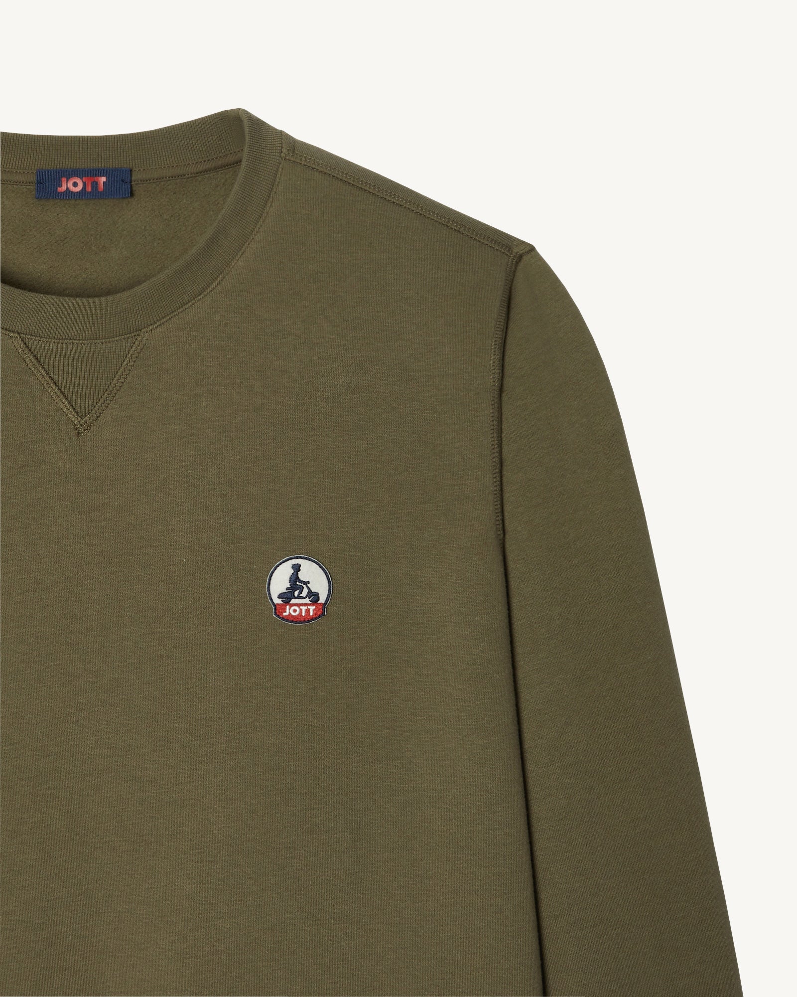 Sweat homme en coton biologique Army Braga