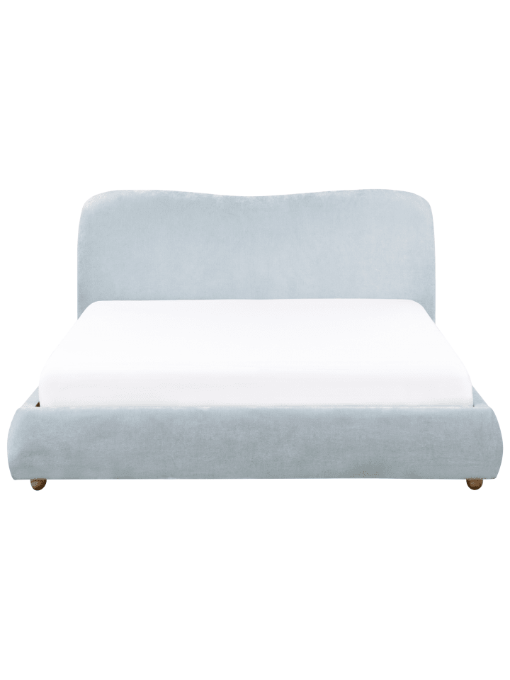 Beliani Doppelbett BLAGNAC in Blau - (W) 180 x (H) 98 x (L) 228 cm günstig kaufen onesize