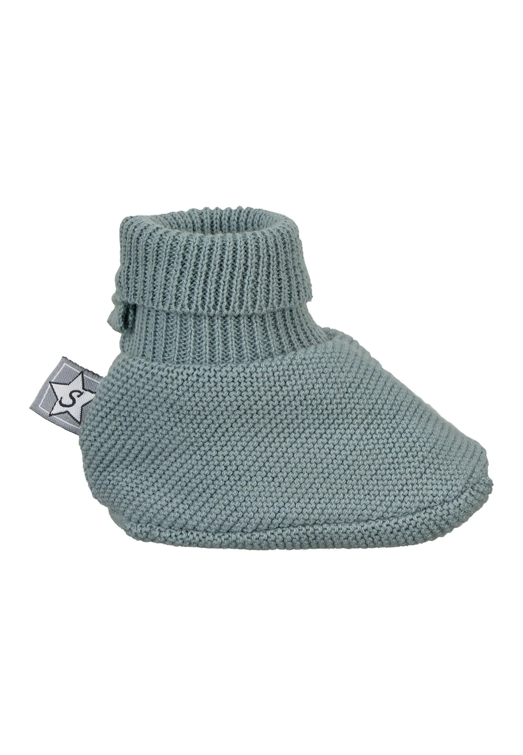GOTS Strick-Schuh in Grün, Marine, Rosa oder Grau