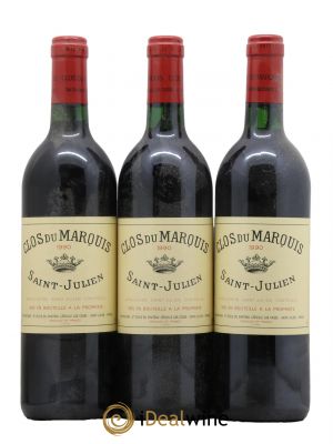 Clos du Marquis  1990 - Lot de 3 Bouteilles