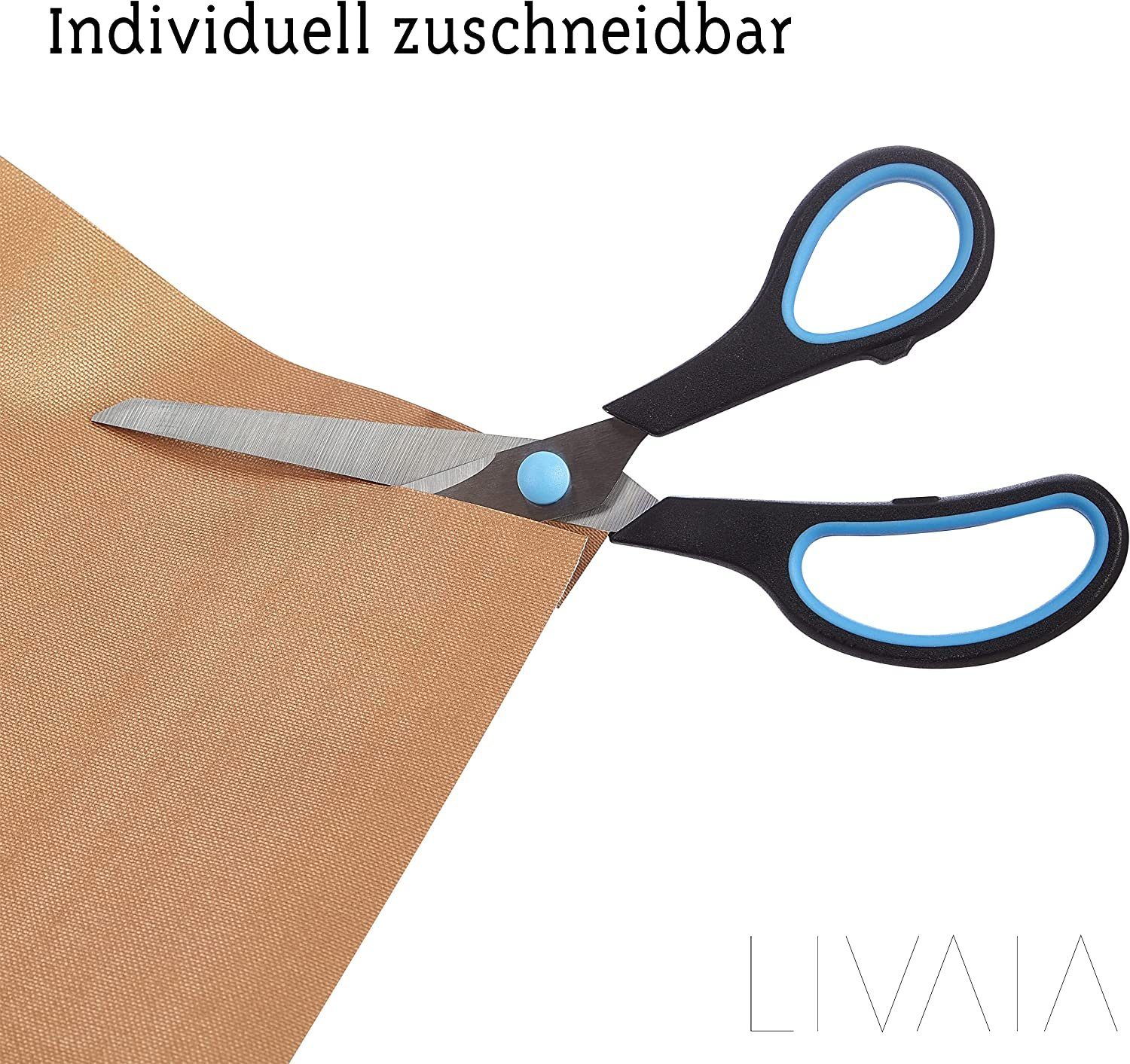 LIVAIA Backpapier Backpapier 40x29cm 3x: Wiederverw., Antihaft, 260° Hitzebest., BACKFOLIE WIEDERVERWENDBAR