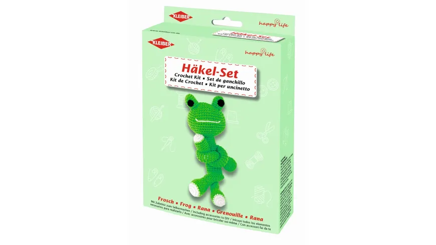 Kleiber Häkeltier Bastelset Frosch