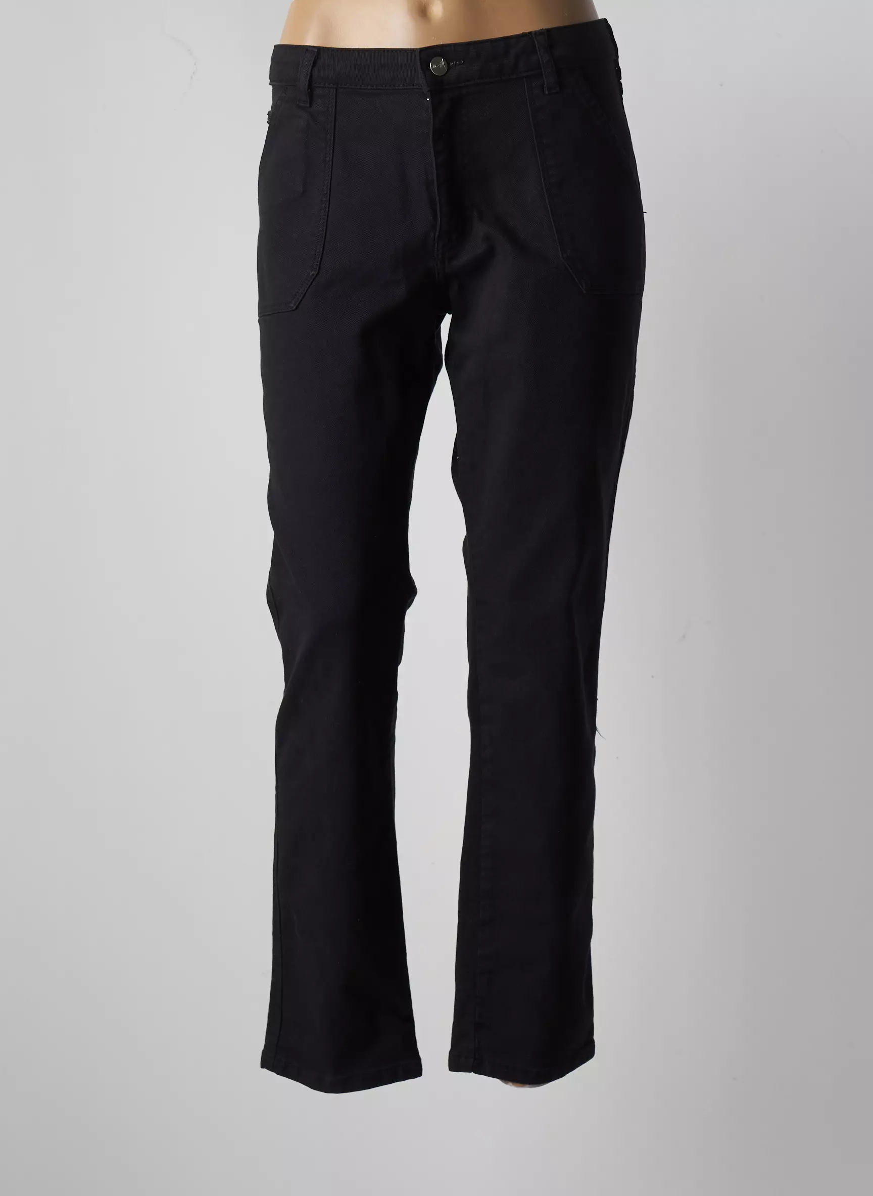 Atelier Boheme Jeans Coupe Slim Femme couleur noir