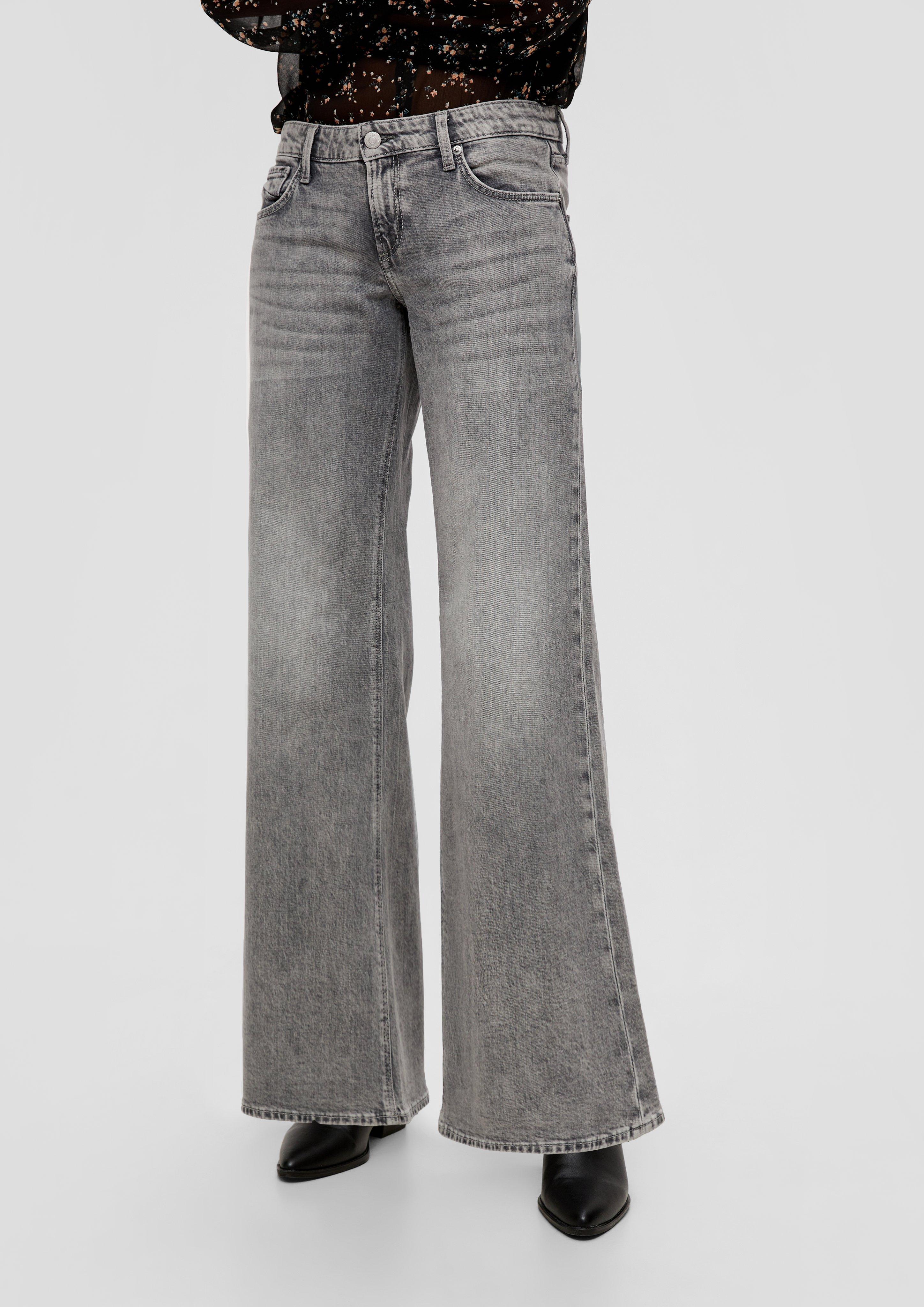 Jeans Catie / Slim Fit / Low Rise / Wide Leg / Baumwollmix  2143364-93Z7