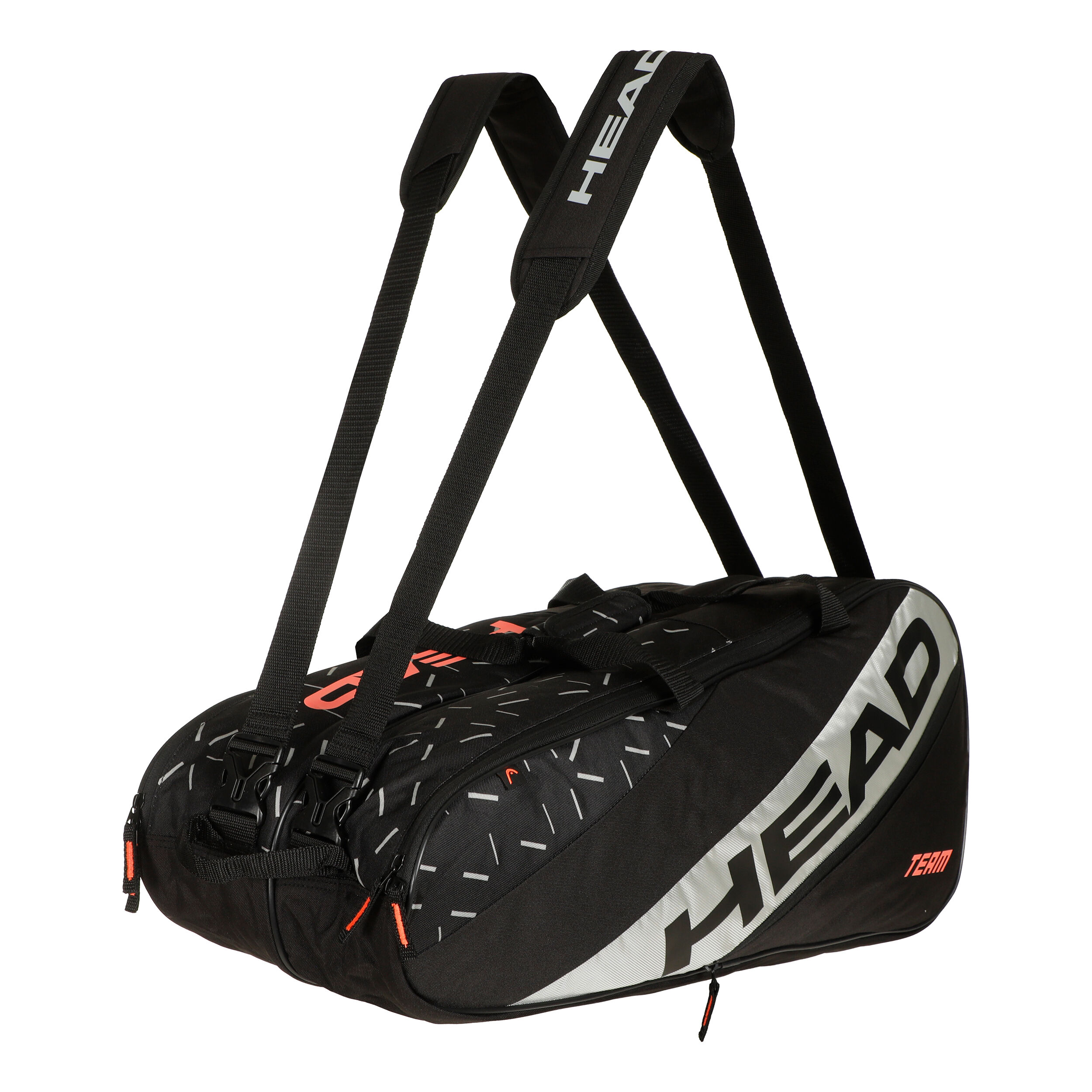 Team Racquet Bag L Schlägertasche - Schwarz, Grau