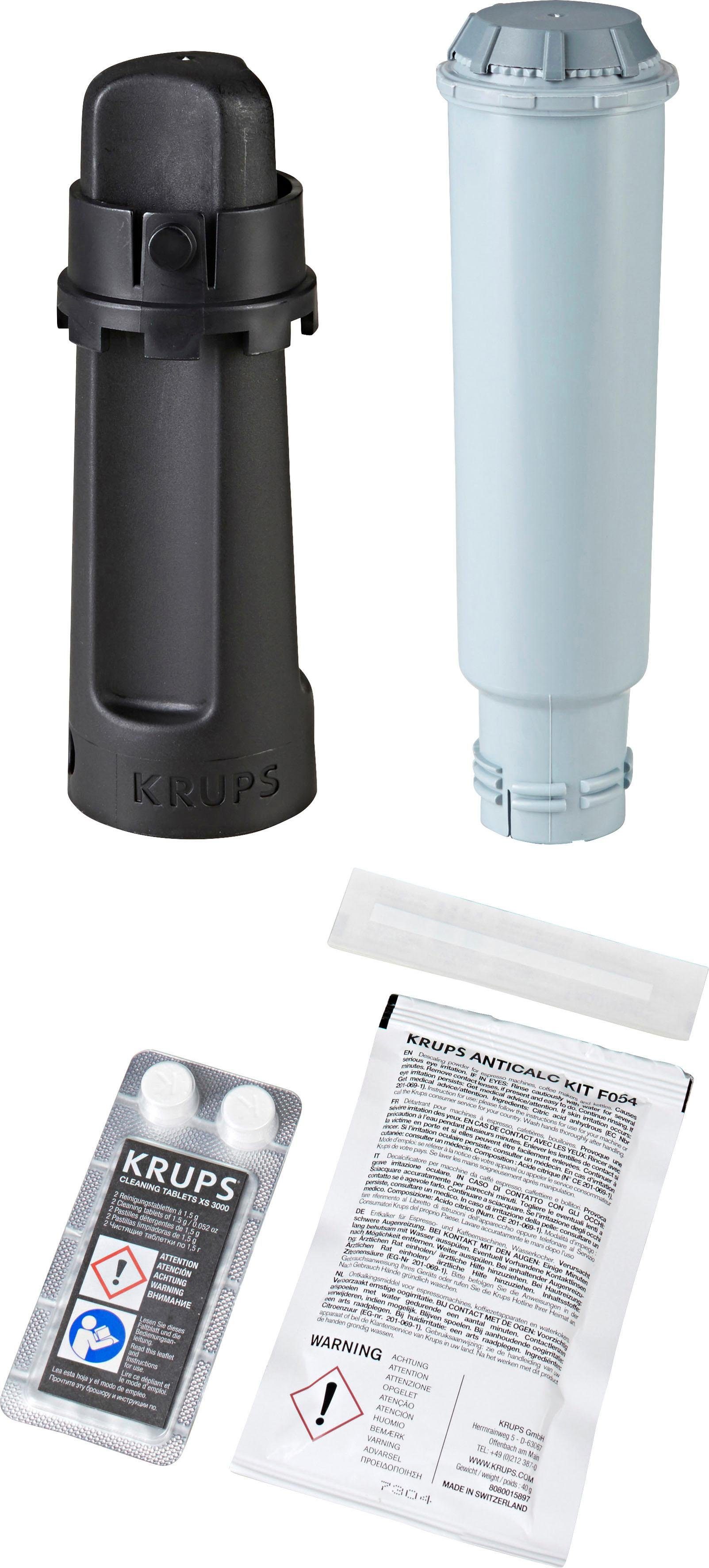 Krups Kaffeevollautomat EA891D Evidence, 12 Kaffee- und 3 Tee-Variationen, OLED-Display und Touchscreen