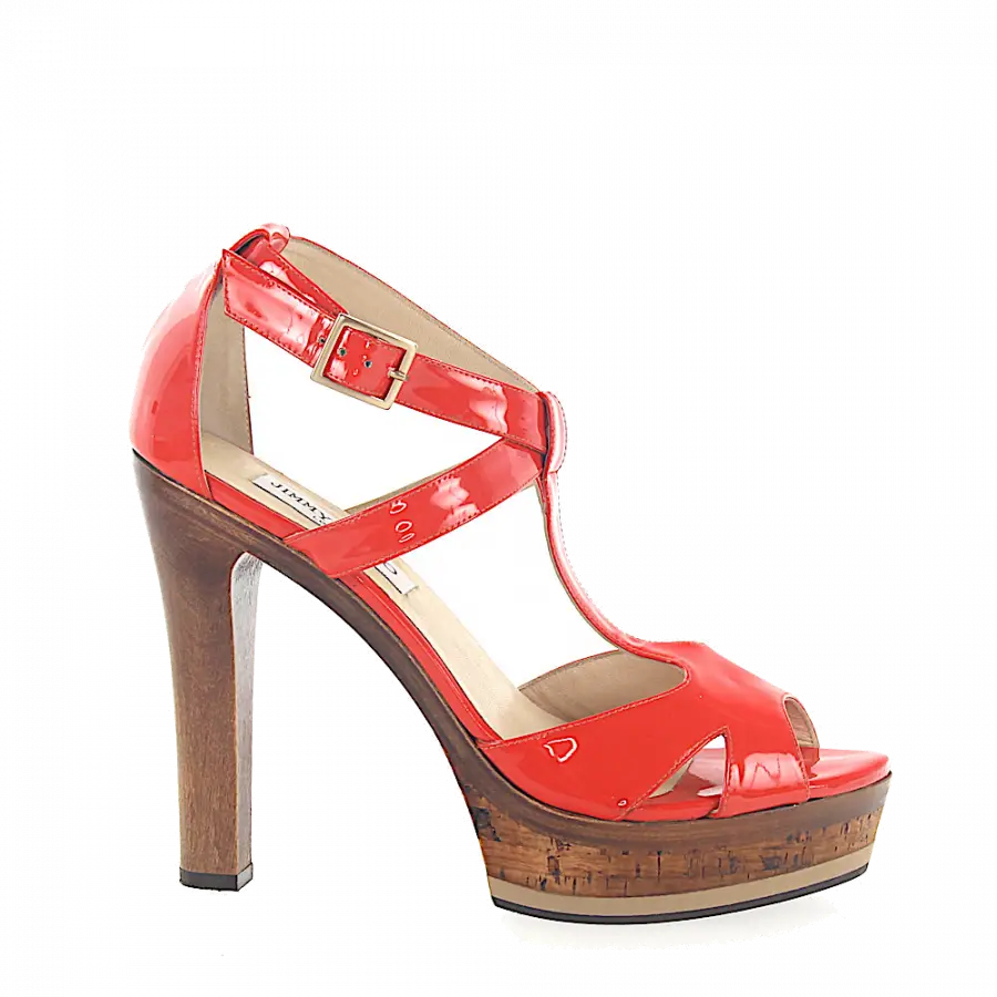Jimmy Choo - Plateausandalen - orange