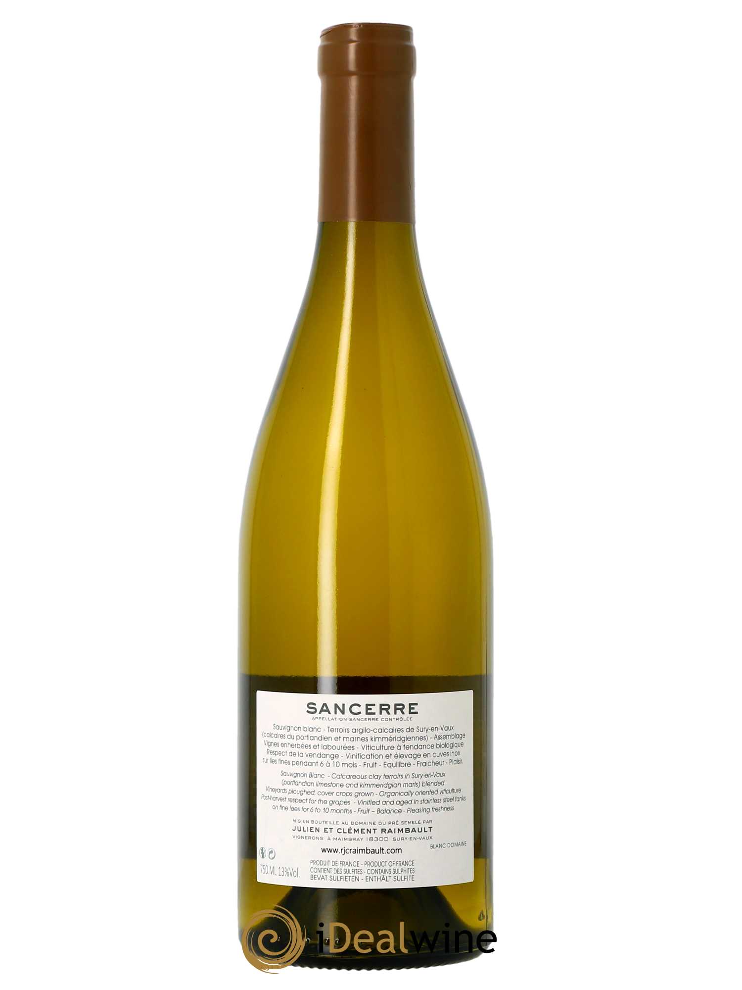 Sancerre Domaine Du Pré Semelé  2022 - Lot de 1 Bouteille
