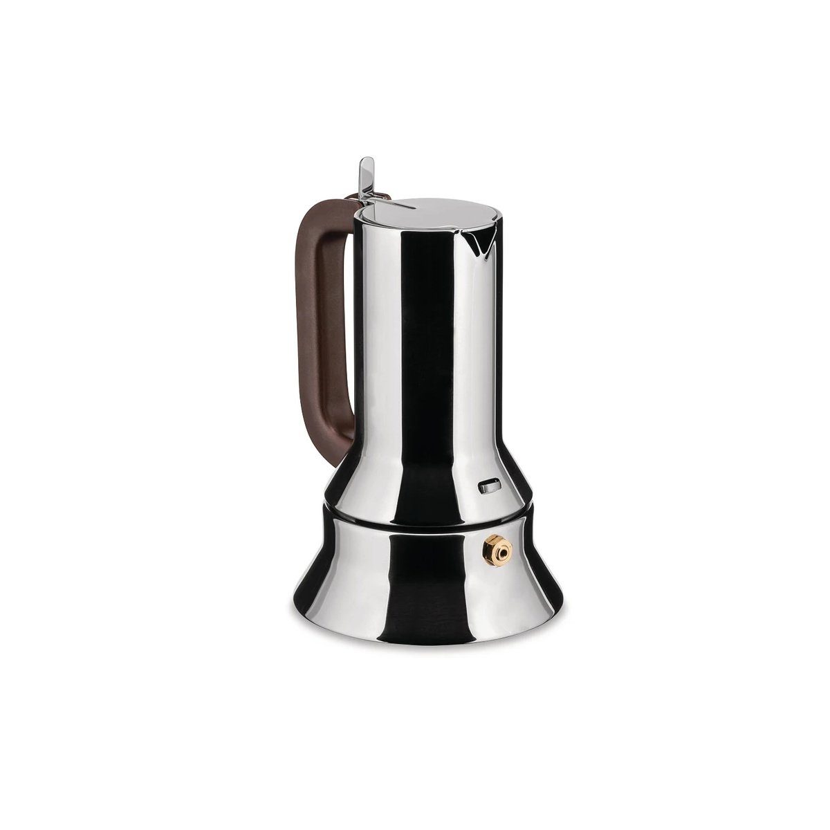 Alessi Espressokocher Espressokocher SAPPER 15cl, 0.15l Kaffeekanne, Für 1 bis 3 Tassen Espresso