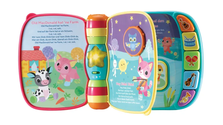VTech Baby - 166774 Mein erstes Liederbuch bunt