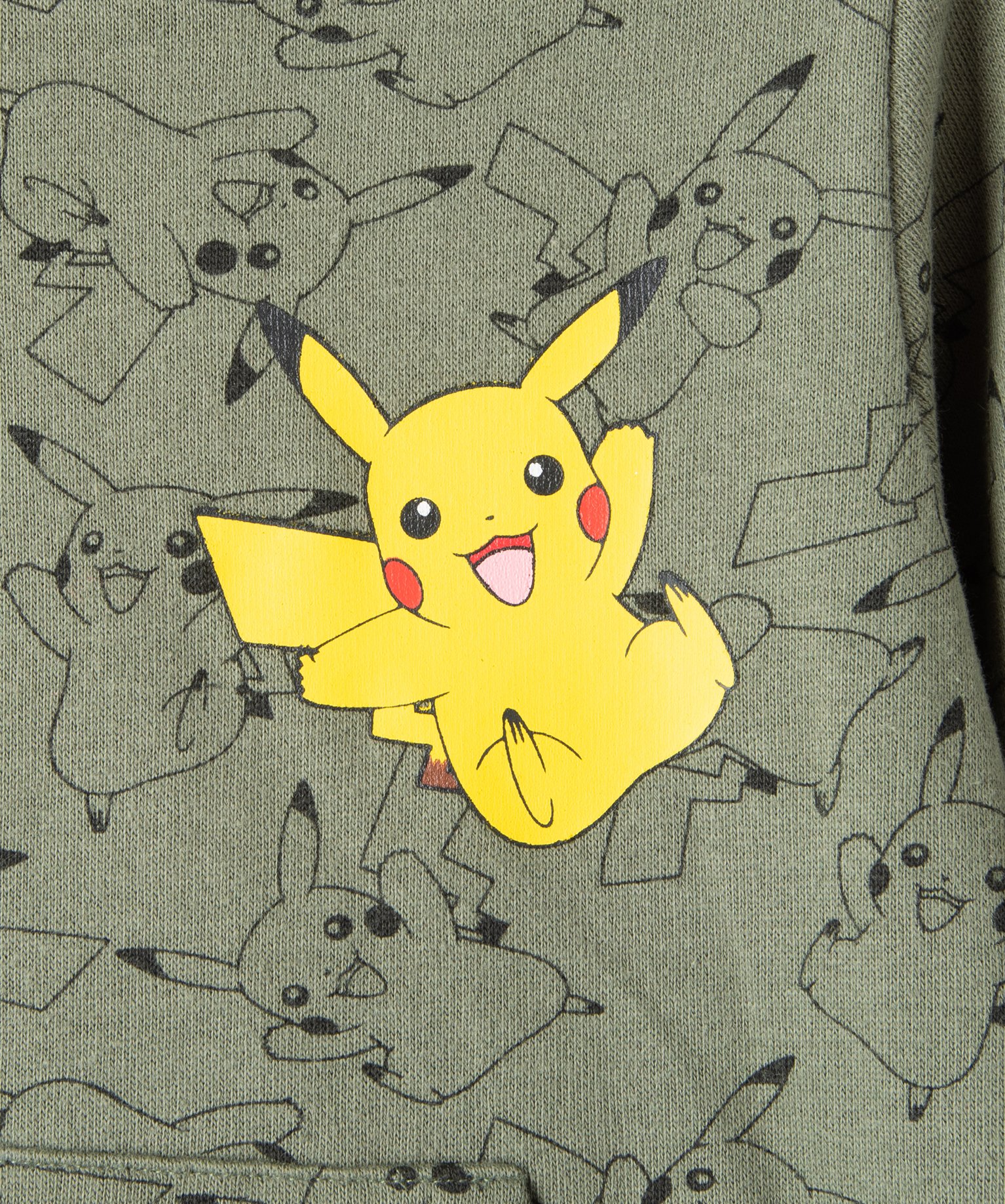 Sweat à capuche à motifs Pikachu Garçon - Pokemon imprime | GEMO