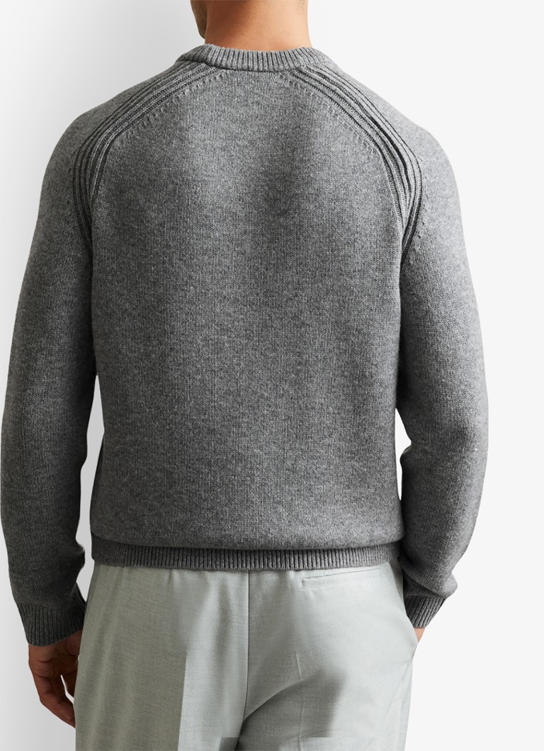 Reiss Cloud fine-knit wool pullover