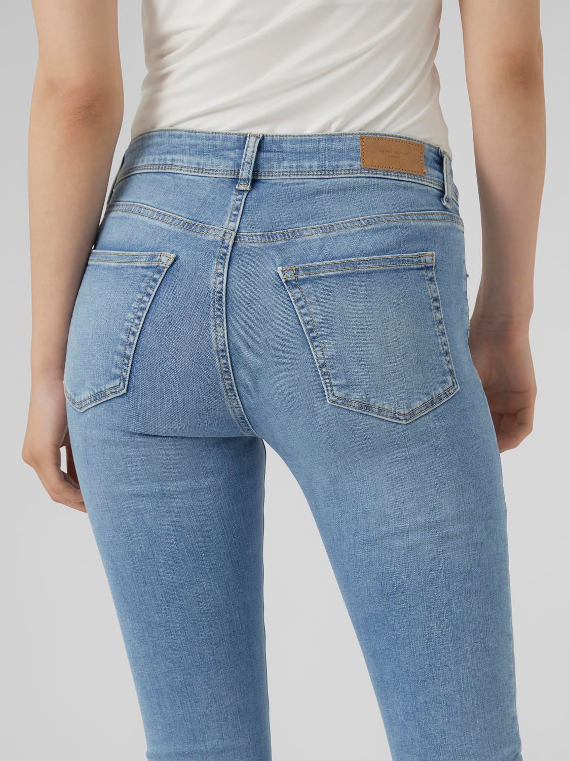VMLUX Mid Rise Slim Fit Jeans