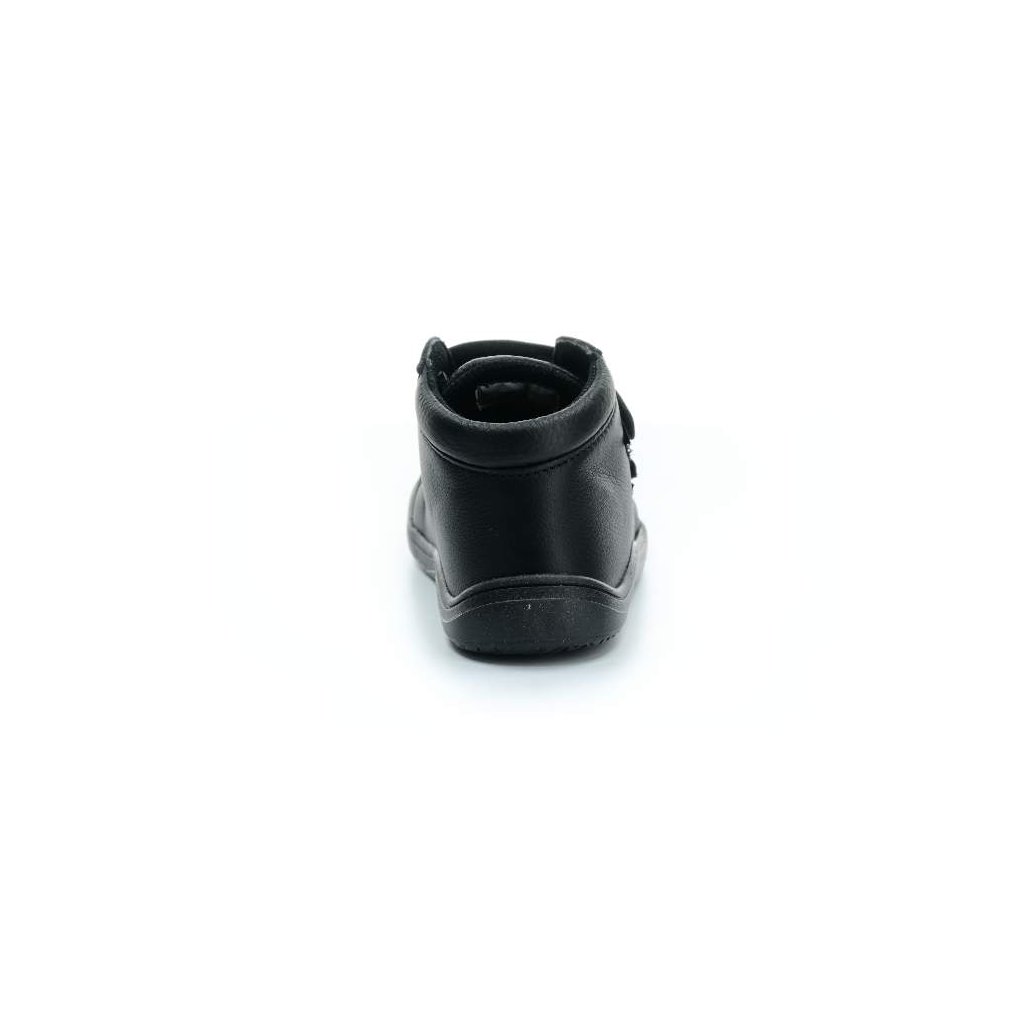 Baby Bare Febo Fall Black Asfaltico (mit Membran) Barfuß-Stiefeletten