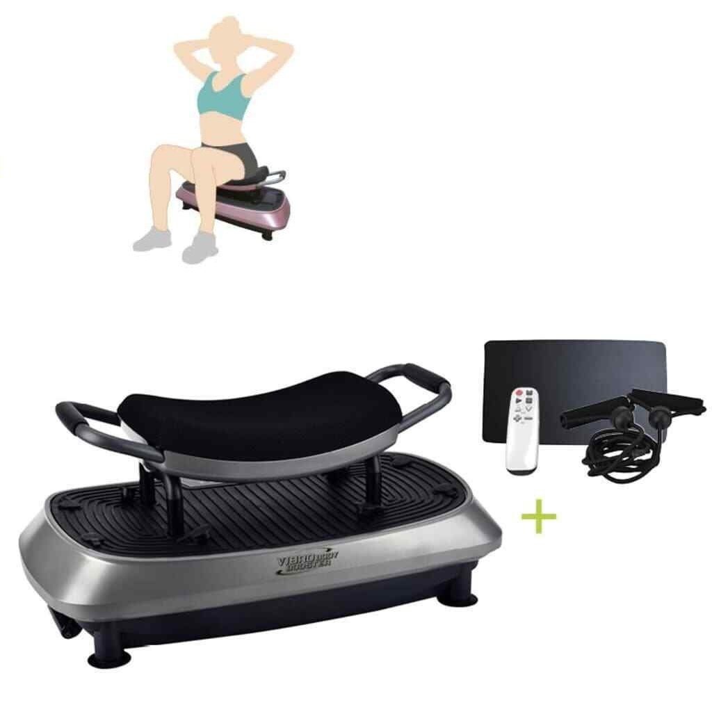 Joka Fit Vibrationsplatte Vibro Body Booster Vibration, Fitness + 2er Set Fitness-Socken, 200,00 W