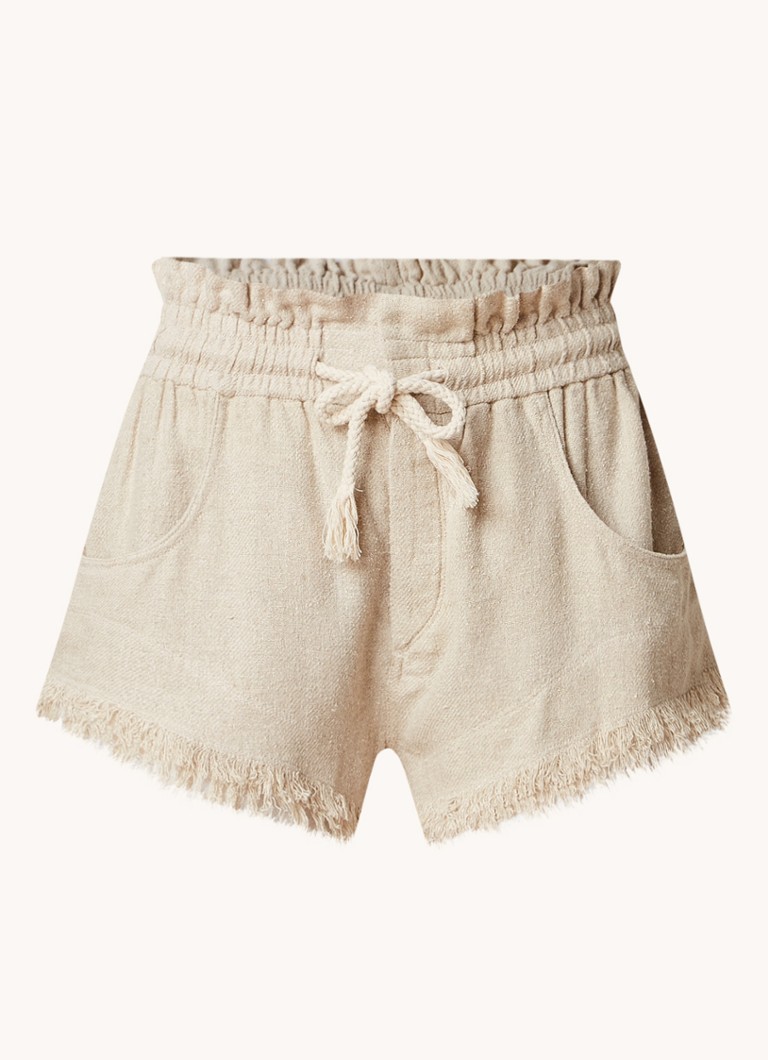 Pantaloncini in seta a vita alta e taglio dritto di Isabel Marant Talapiz