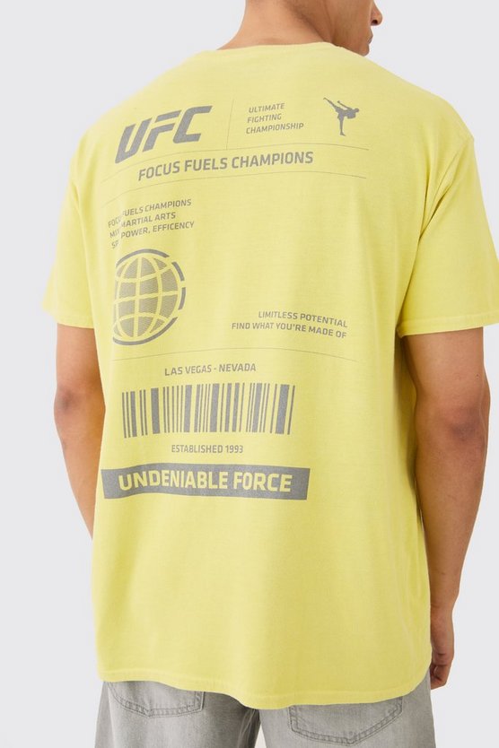 Oversize T-Shirt mit lizenziertem Ufc Print