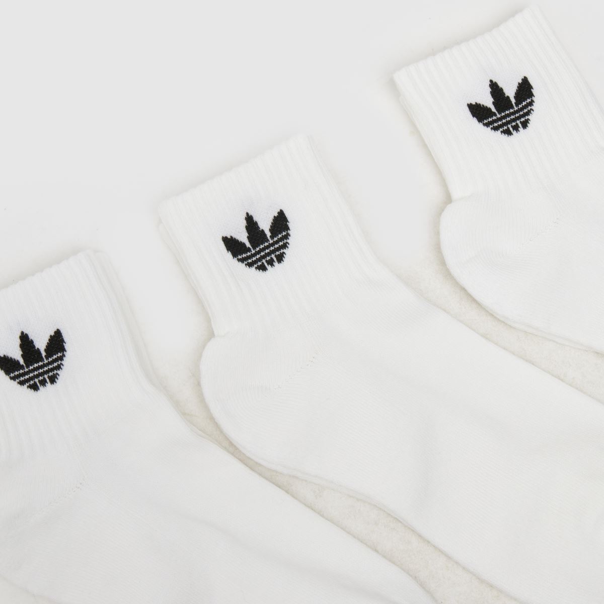 adidas fehér és fekete gyerek eredeti bokazokni 3 db-os csomag