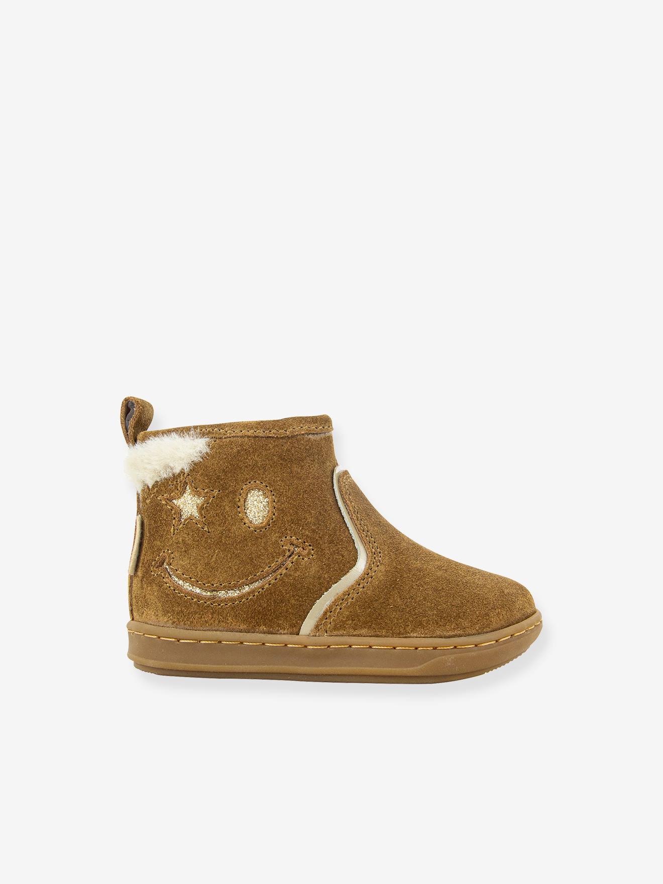 Shoo-Pom Baby Boots Bouba Joy Velours Glitter SHOO POM - camel