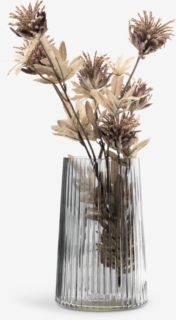 ROY ROY vase Ø13xH20cm grå