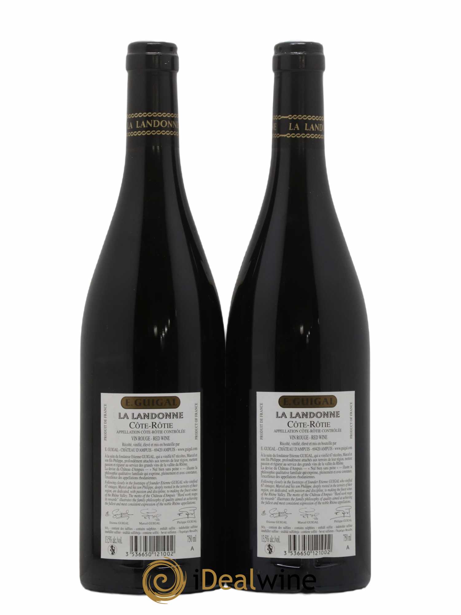 Côte-Rôtie La Landonne Guigal  2016 - Lot de 2 Bouteilles