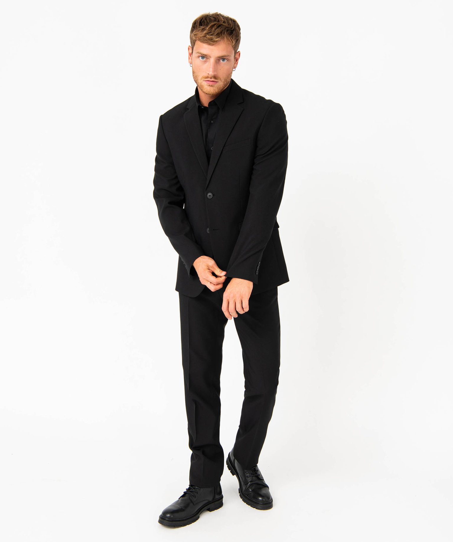 Pantalon de costume homme noir | GEMO