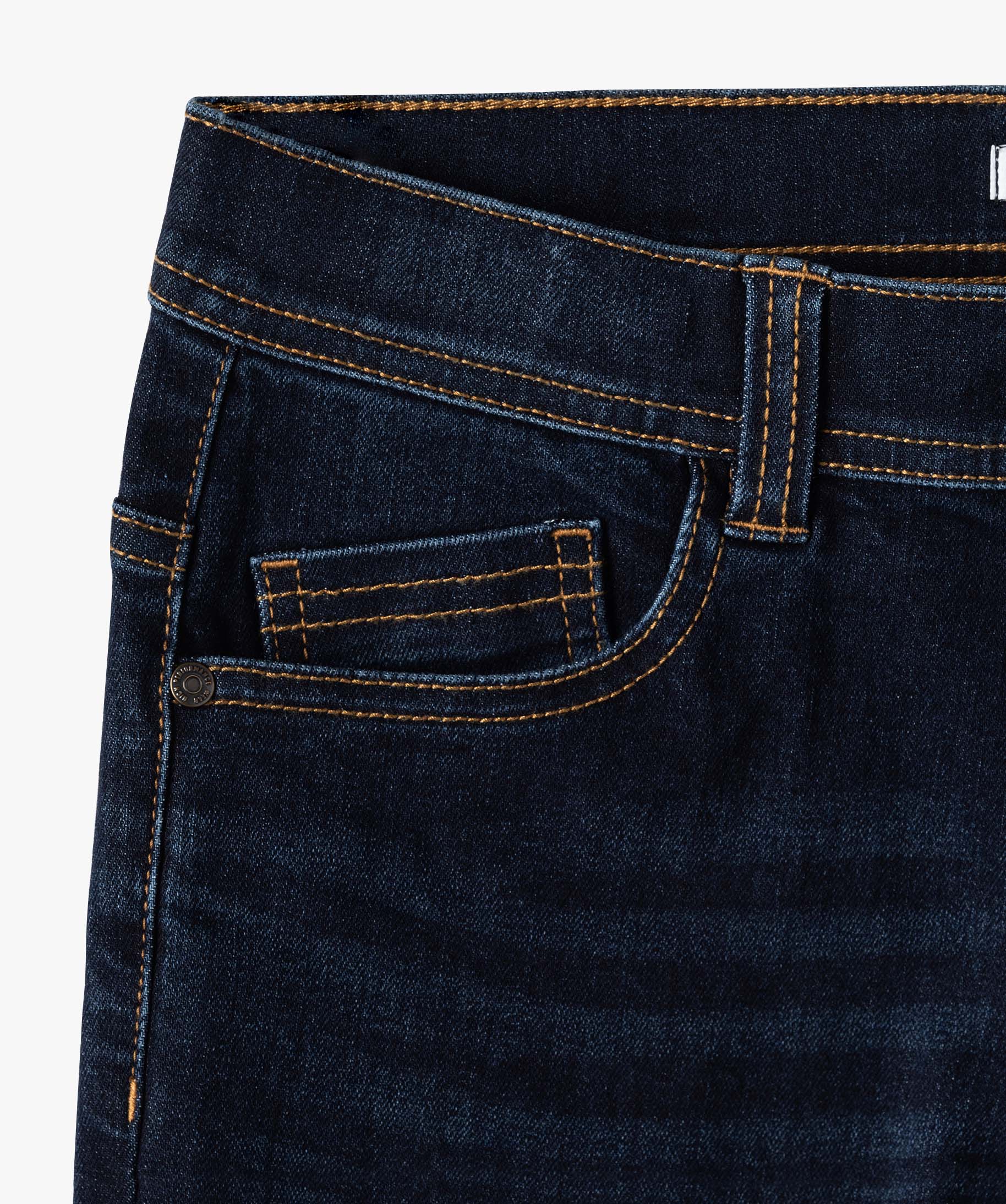 Jean coupe Slim 5 poches Garçon blue black | GEMO