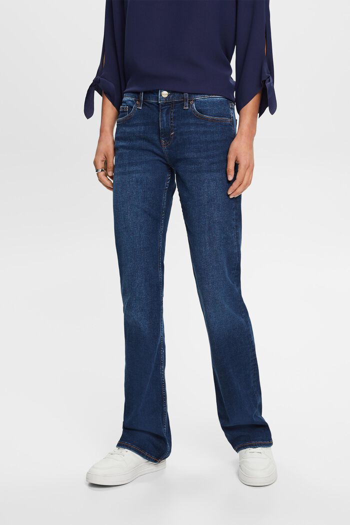 Bootcut Jeans mit mittlerer Bundhöhe
