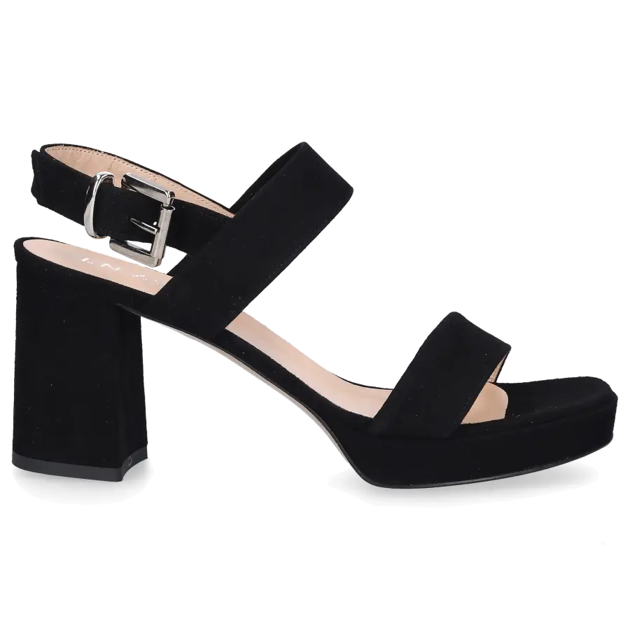 EN AVANT - Sandalen LUVIA Veloursleder - schwarz
