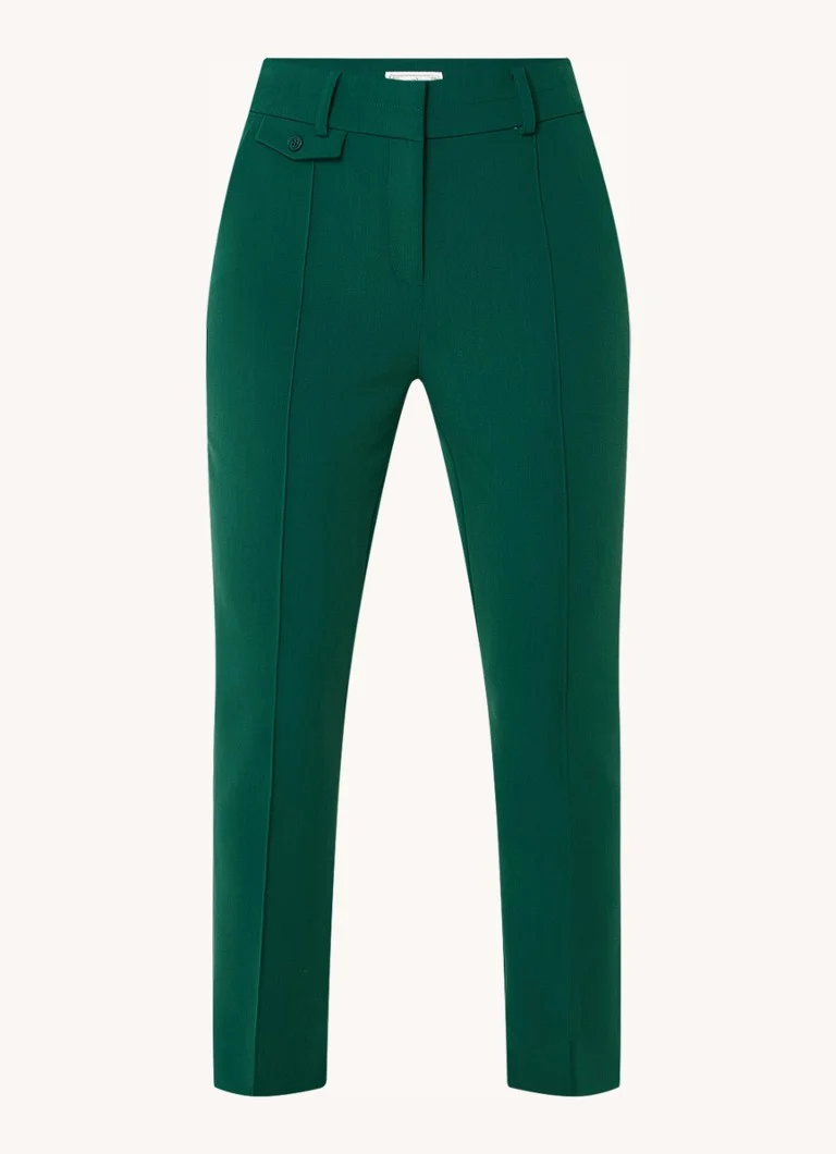 Pantaloni Aaiko Parene cu talie înaltă, slim fit, cu buzunare laterale