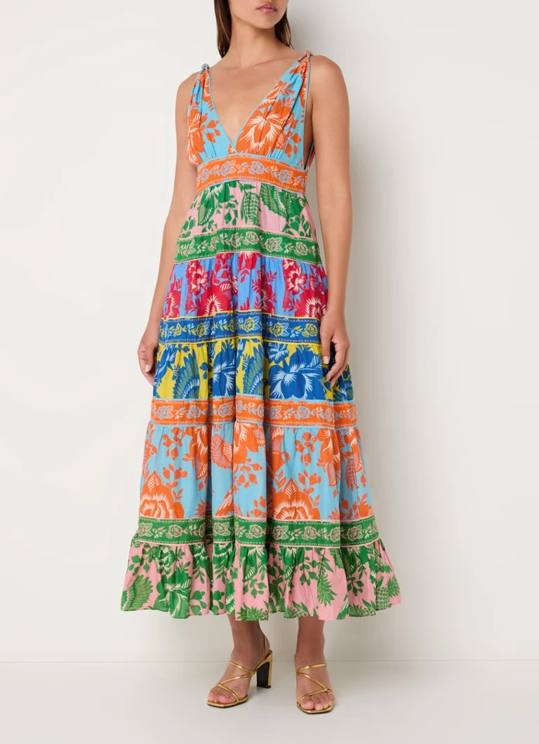 Vestido midi estampado de Farm Rio