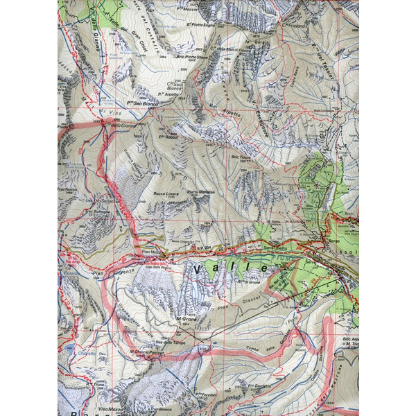 IGC Italien 1 : 25 000 Wanderkarte 106 Monviso - Wanderkarte