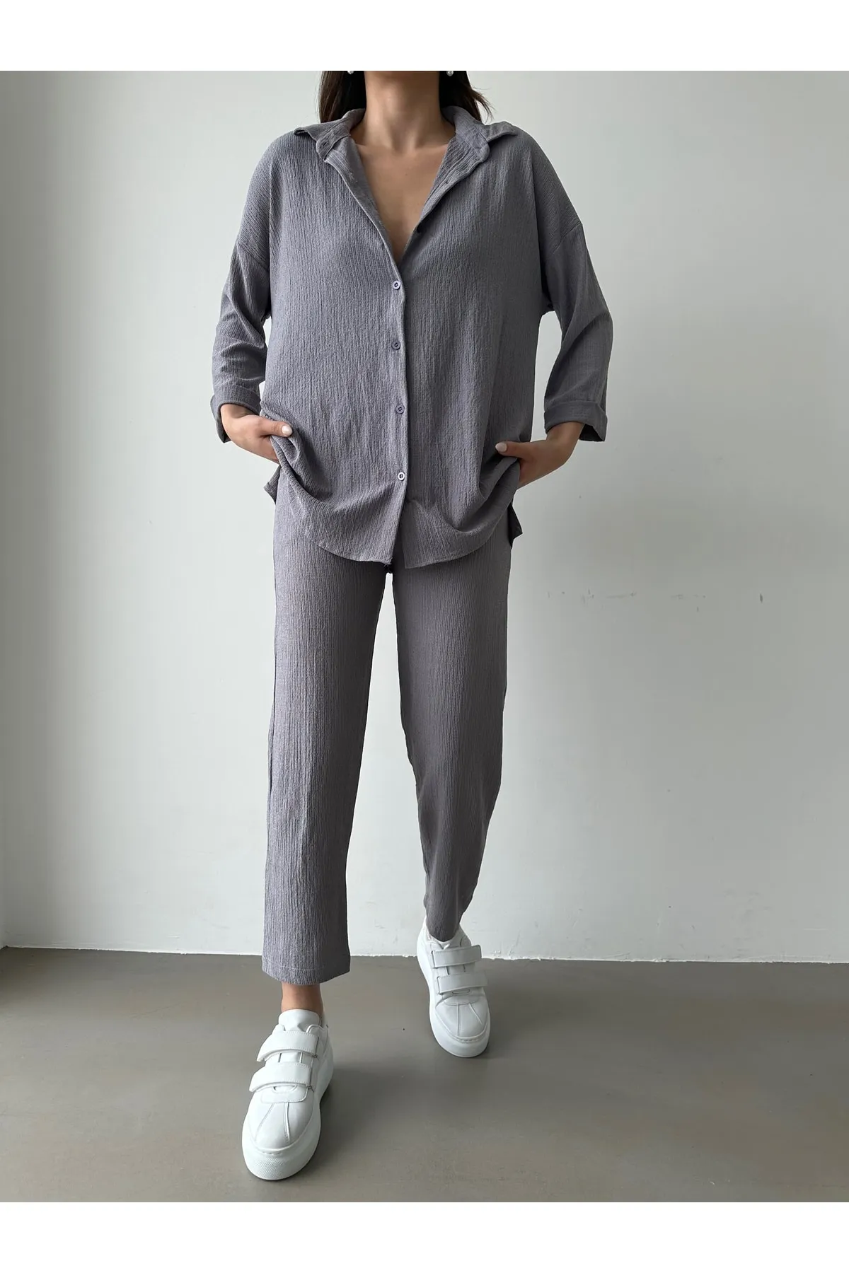 BEJNA  Zweiteiler - Grau - Regular Fit