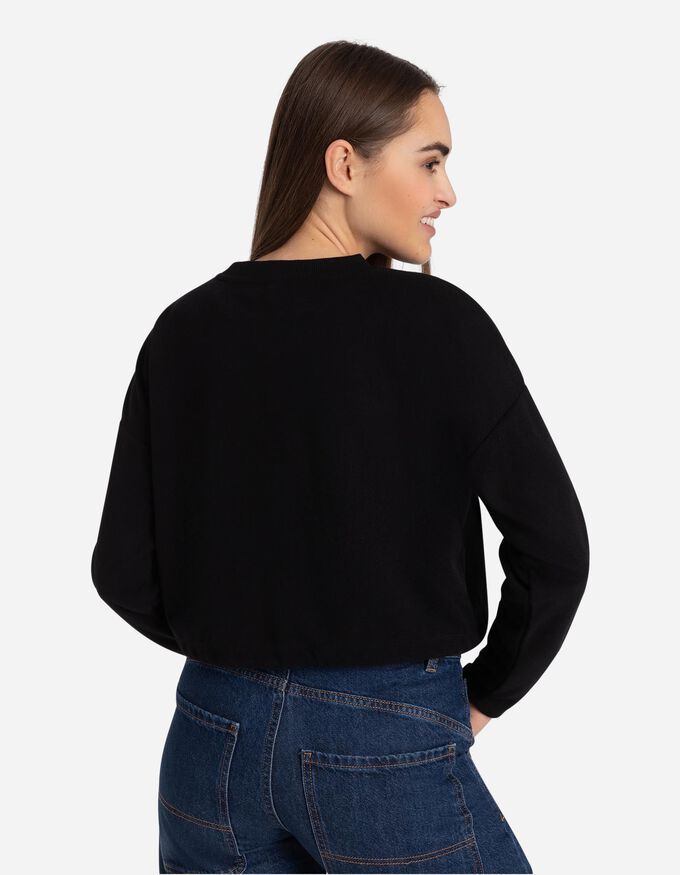 Sweatshirt - Tunnelzug am Saum