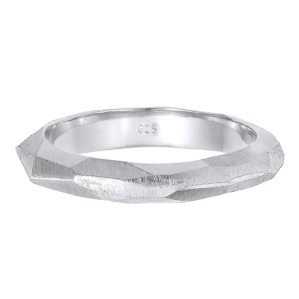 Elli PREMIUM Elli PREMIUM Bague Basic Engagement Bague Femme-Plaqué Or Argent (925/1000) Bague