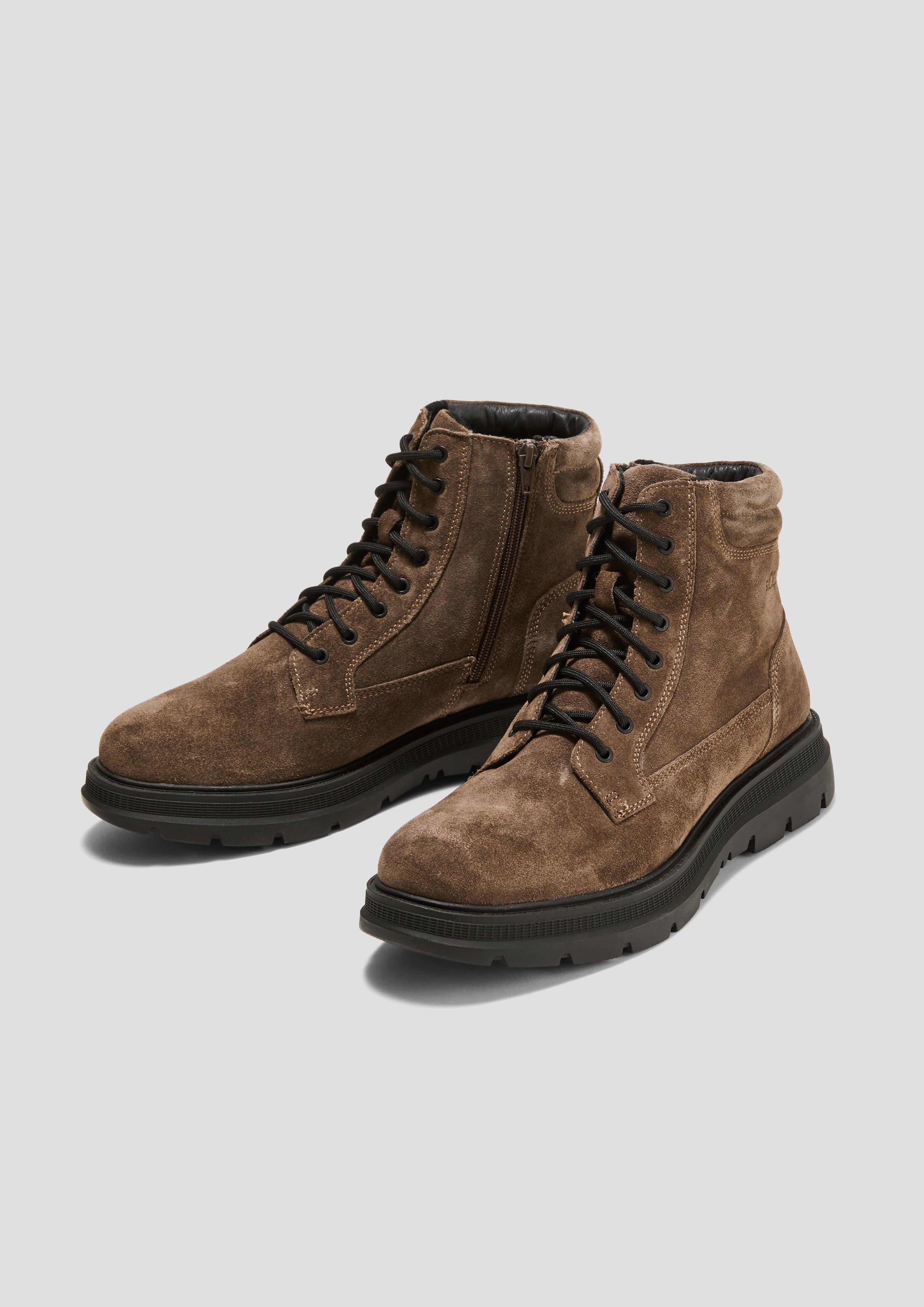 Gefütterte Boots aus Leder  6008612-341