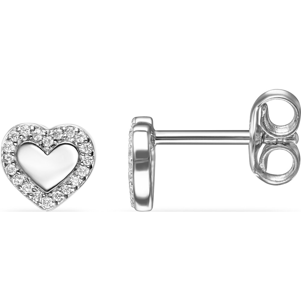 FAVS Boucles d'oreilles à fermoir à poussette 925 Argent Boucles d'oreilles