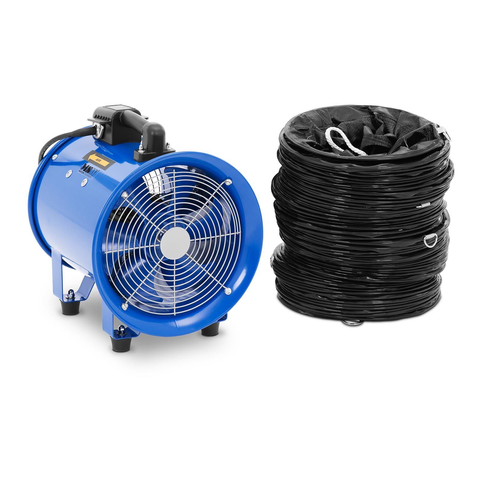 MSW Bodenventilator Bauventilator 180 W 2700 m³/h Ø 280 mm Baugebläse Axialgebläse 10 m