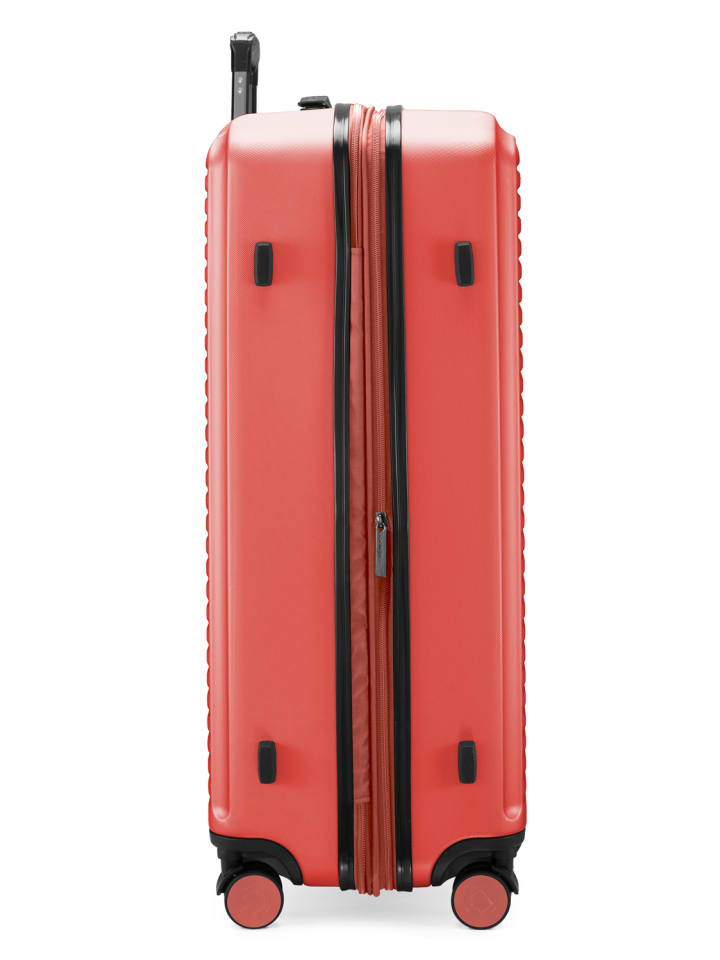 Hauptstadtkoffer Mitte - Großer Reisekoffer Trolley 77cm XXL Erweiterung TSA 130L in Korall günstig kaufen L