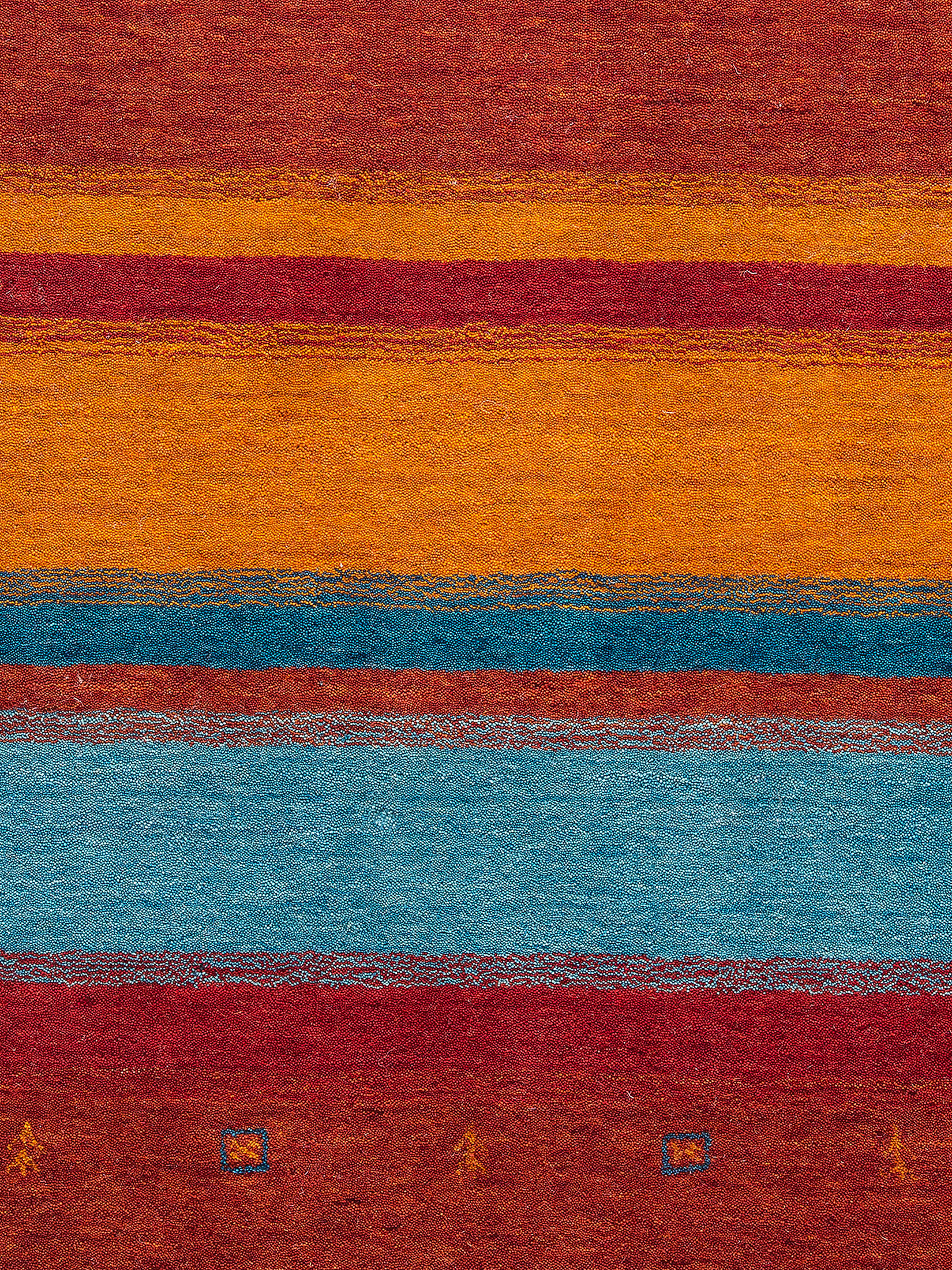 Lohari Gabbeh-Teppich, Multicolor