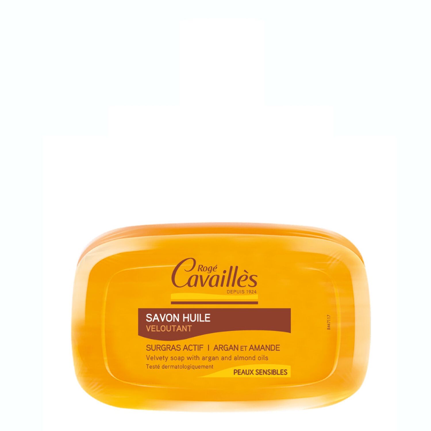 Cavaillès Savon Huile Veloutant Visage et Corps - Huile d'Argan et Amande Douce - Peaux Sensibles 115 g