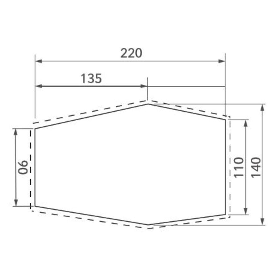 FP Lizard Seamless 1-2P - Zeltunterlage