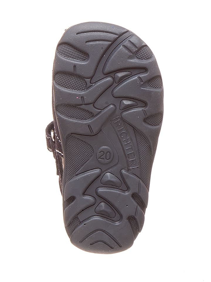 Richter Shoes Leder-Halbsandalen in Dunkelblau günstig kaufen 26