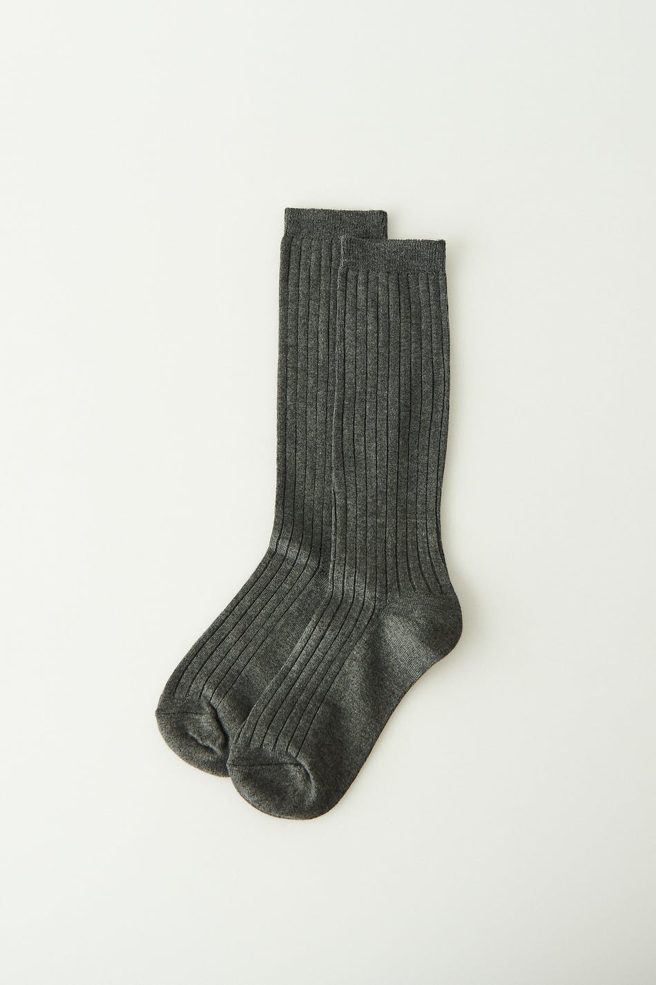 Ribbed knee socks