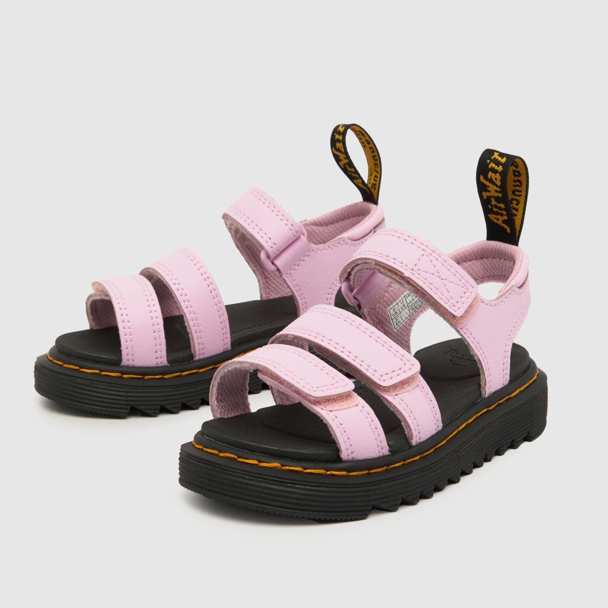 Dr. Martens halványrózsaszín klaire lányka kisgyermek szandál
