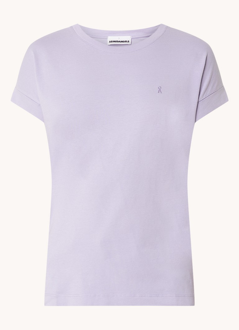 T-shirt ARMEDANGELS in cotone biologico con logo ricamato